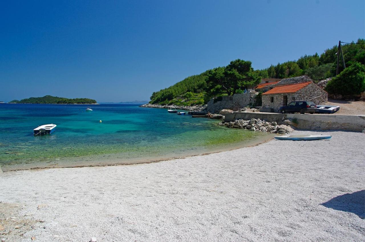 Apartments By The Sea Cove Zaglav, Korcula - 12208 Prizba Bagian luar foto